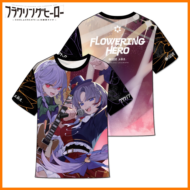 【受注生産】フラワリングヒーローフルグラTシャツ