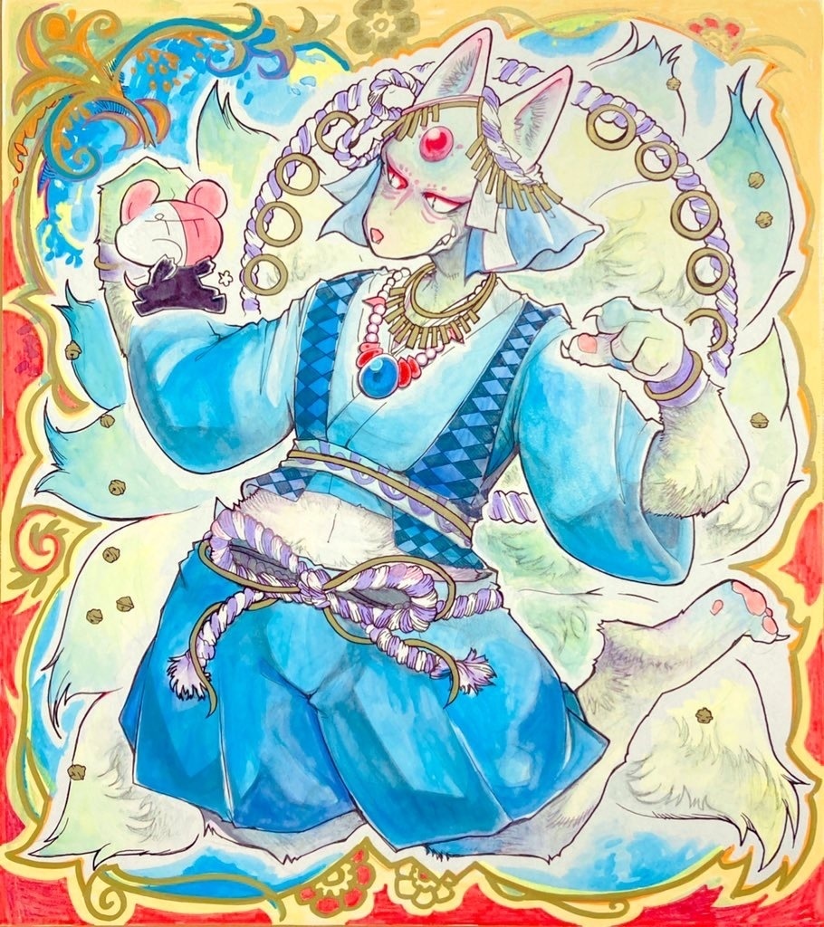 けもケット色紙