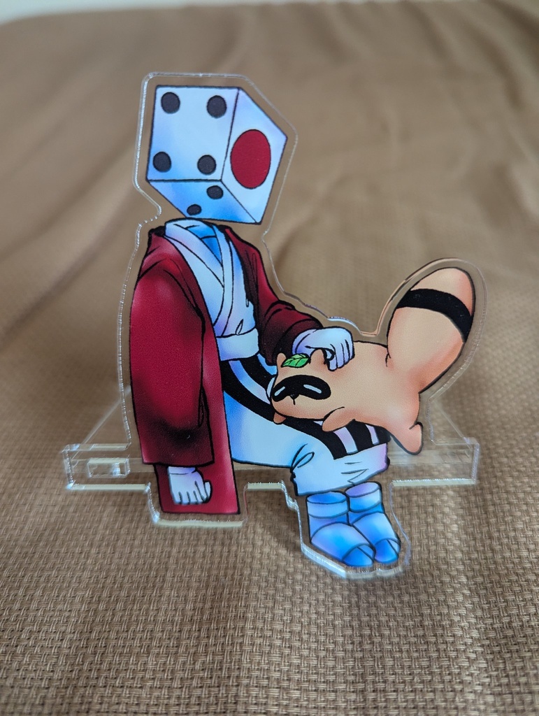 お座りアクスタ