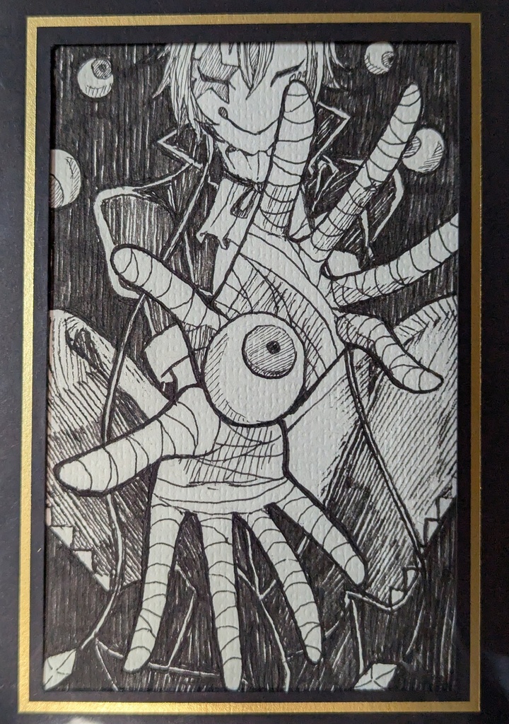 【個展】joker【原画ハガキ】