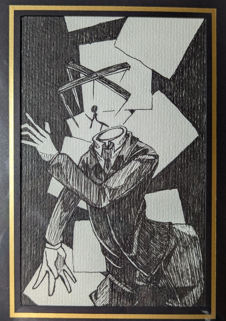 【個展】クラウン・ドール【原画ハガキ】