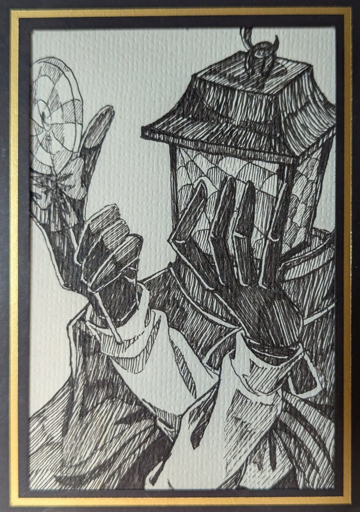 【個展】トリックオアトリート【原画ハガキ】