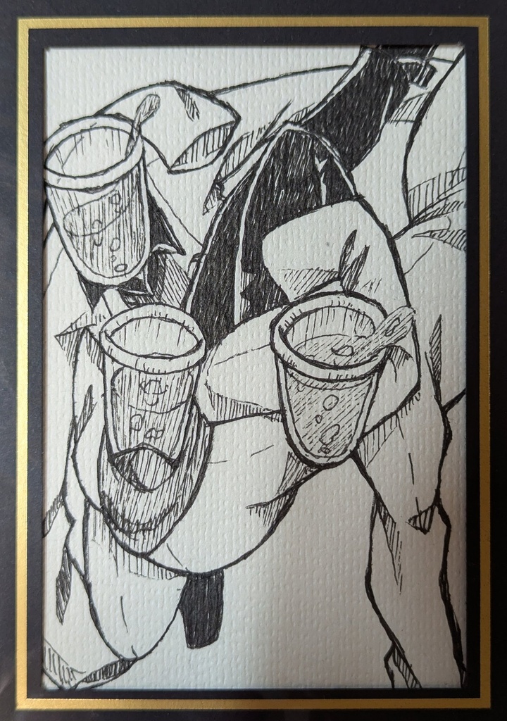 【個展】落下【原画ハガキ】