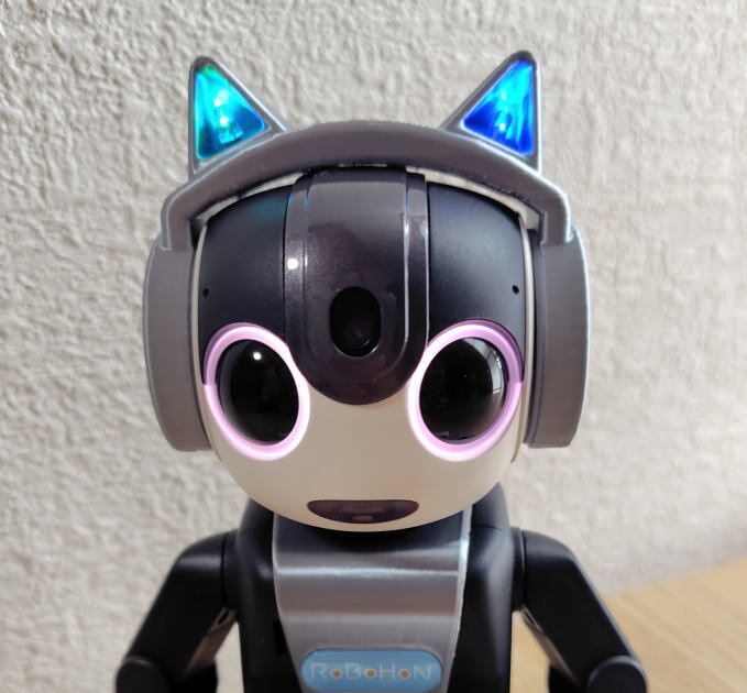 ロボホン用 猫耳ヘッドホン Light シルクシルバー