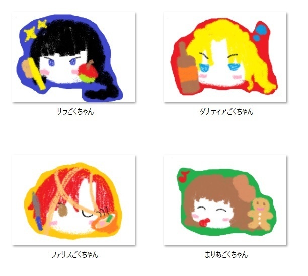 【受注生産アクリルキーホルダー】こすぷれごくちゃんアクキー