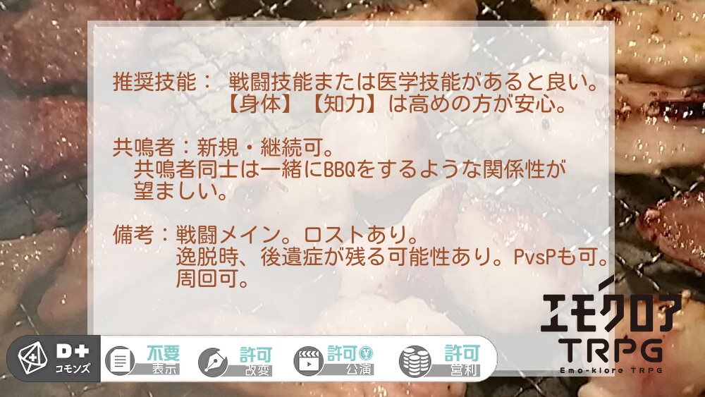 エモクロアTRPG「極上!カルビロワイアル」