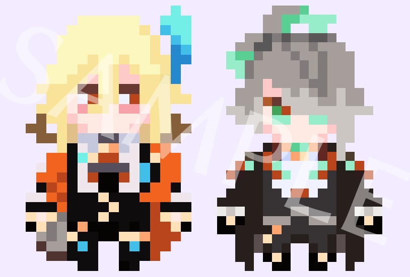 ドット絵コラボ衣装🏛️🌱アクキー