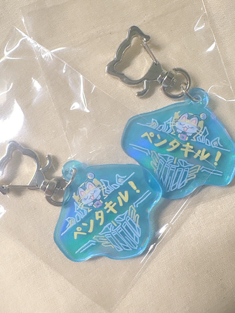 ペンタキルcatアクキー / Pentakill cat Acrylic keychain