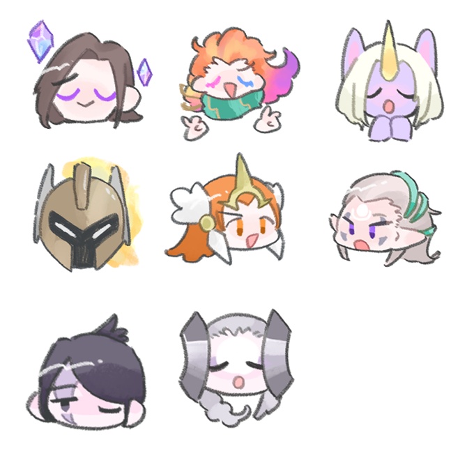 絵文字フレークシール / Emoji Flake stickers
