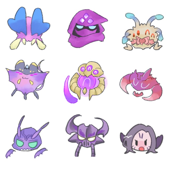 絵文字フレークシール / Emoji Flake stickers
