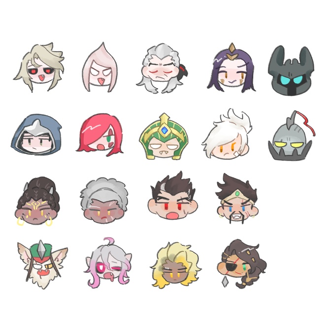 絵文字フレークシール / Emoji Flake stickers