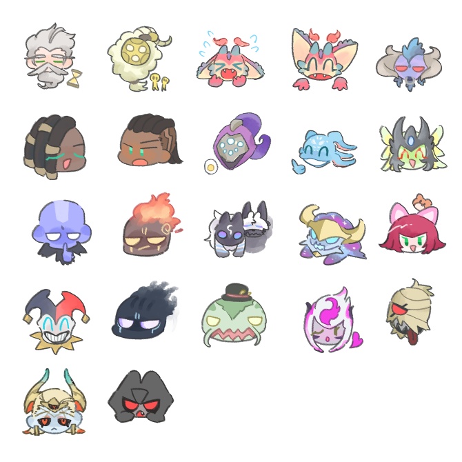 絵文字フレークシール / Emoji Flake stickers