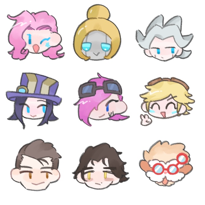 絵文字フレークシール / Emoji Flake stickers