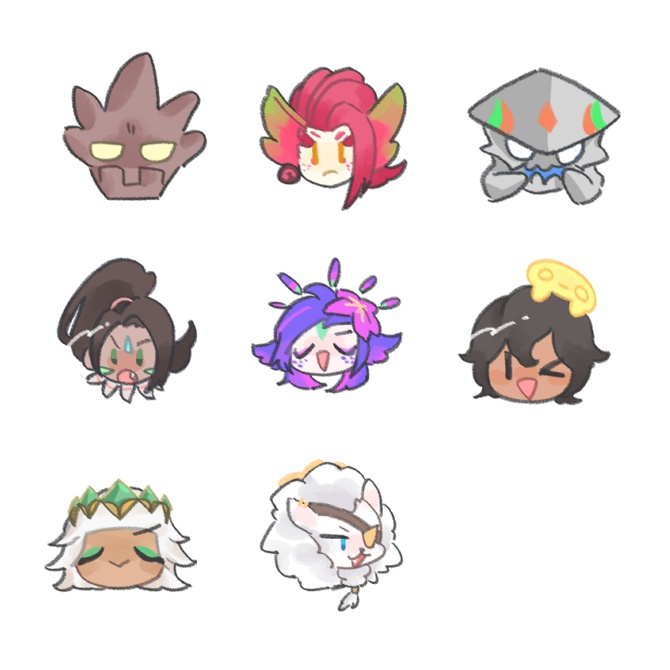 絵文字フレークシール / Emoji Flake stickers