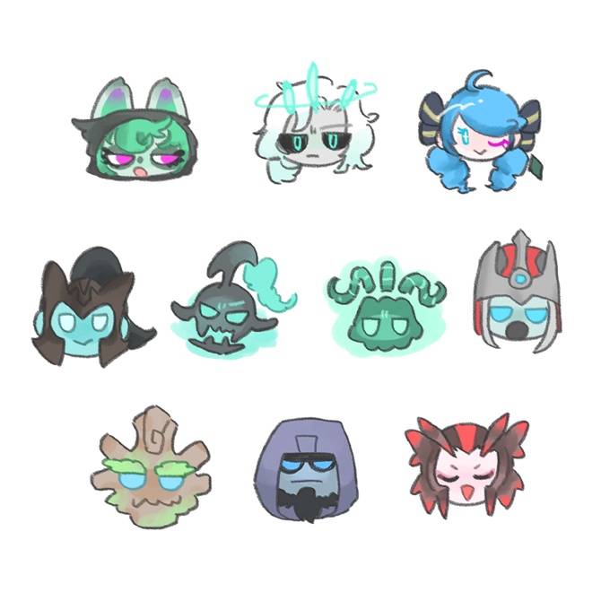 絵文字フレークシール / Emoji Flake stickers
