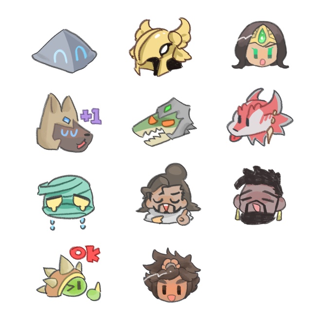 絵文字フレークシール / Emoji Flake stickers