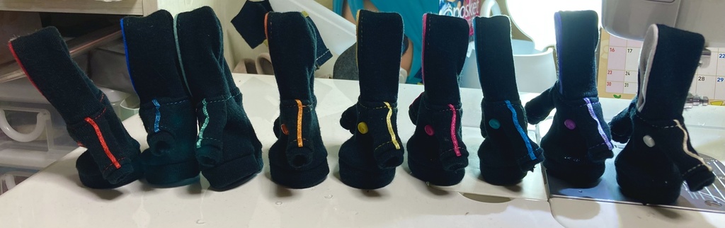 推し色パーカー(黒)