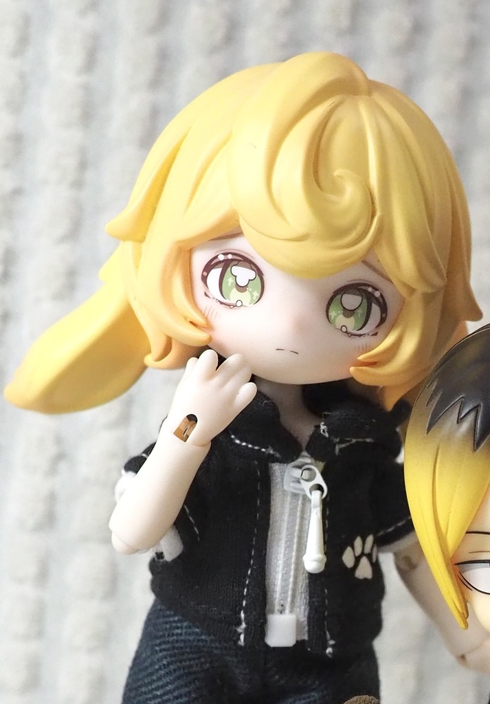 ジップパーカー(黒)