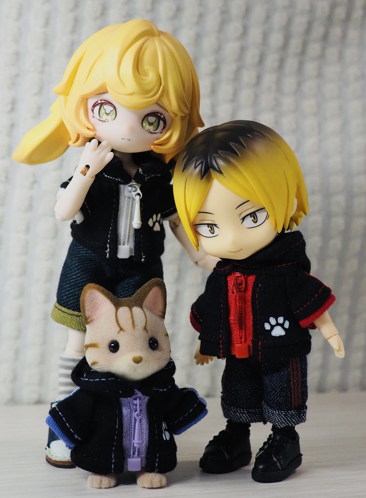 ジップパーカー（黒）