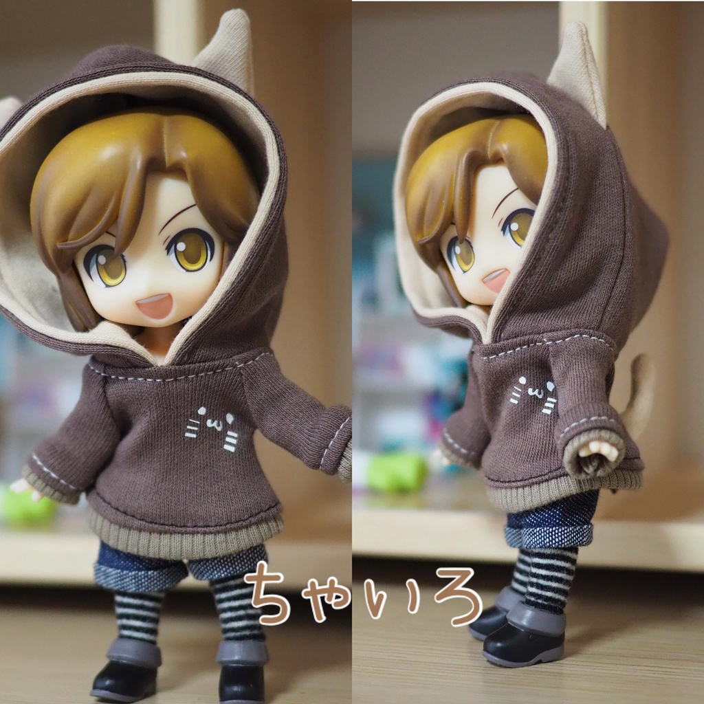 かぶれるパーカー(ネコ耳)