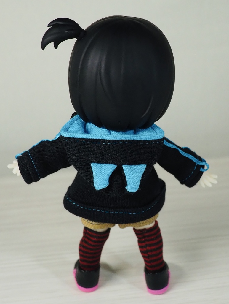 (1/12サイズ)ゲーミングパーカー(黒)