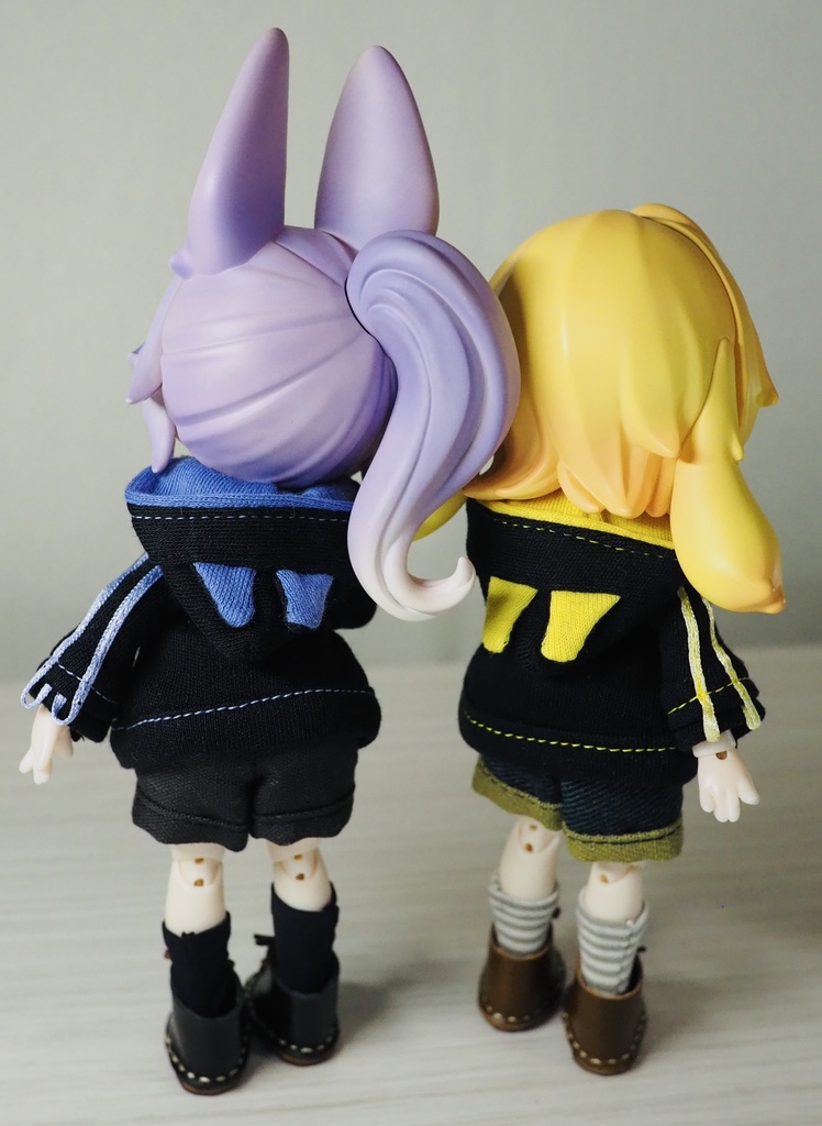 (1/12サイズ)ゲーミングパーカー(黒)