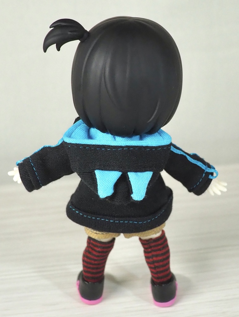 (1/12サイズ)ゲーミングパーカー(黒)