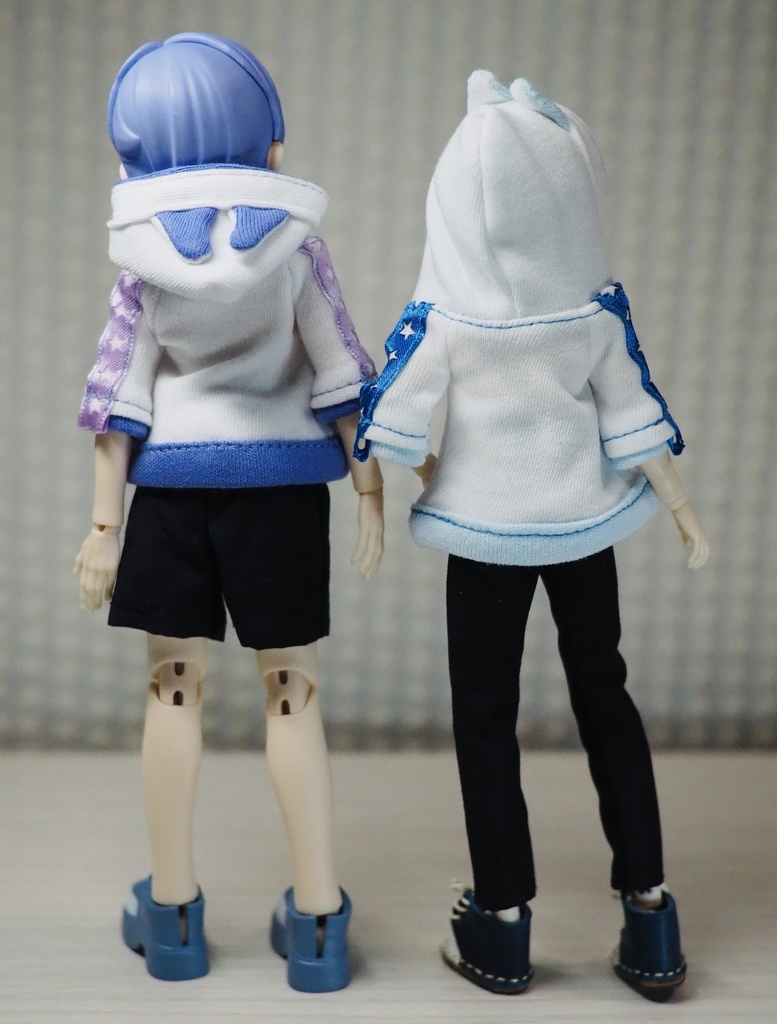 (大きめサイズ)ゲーミングパーカー(白)