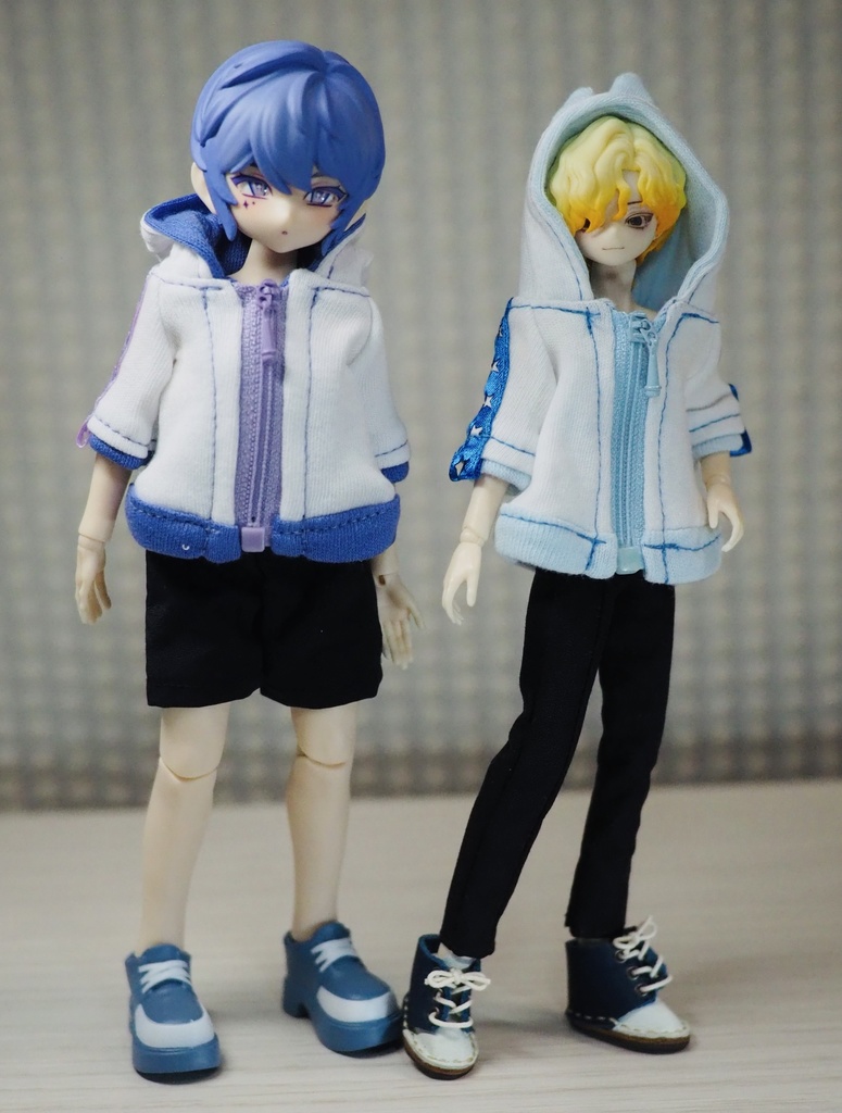 (大きめサイズ)ゲーミングパーカー(白)