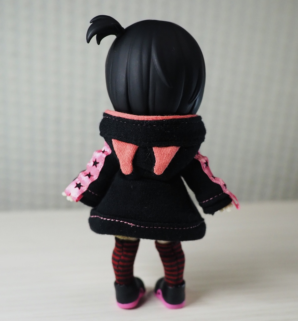 (大きめサイズ)ゲーミングパーカー(黒)