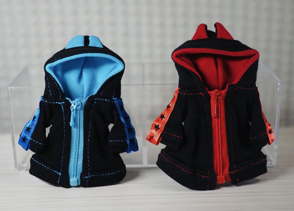 (大きめサイズ)ゲーミングパーカー(黒)