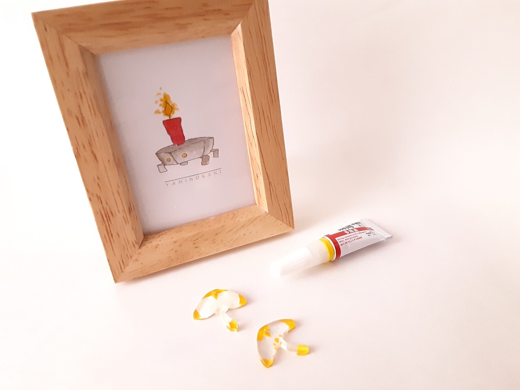 闇のカニ【額付き】