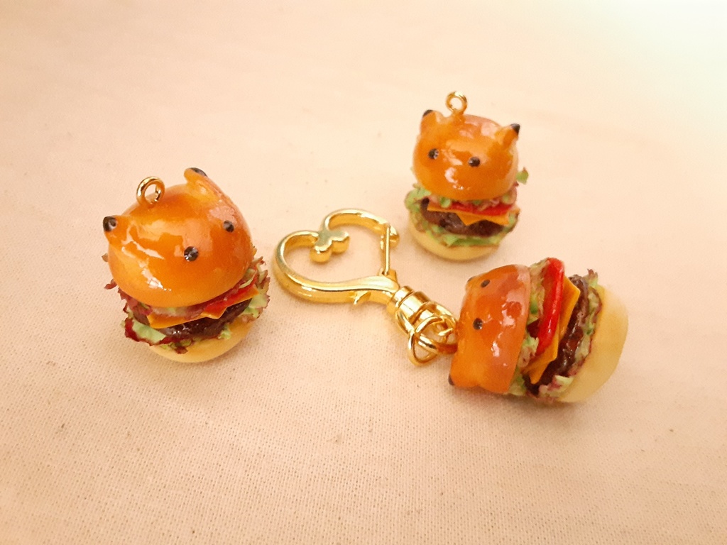 クレー爆弾ハンバーガー