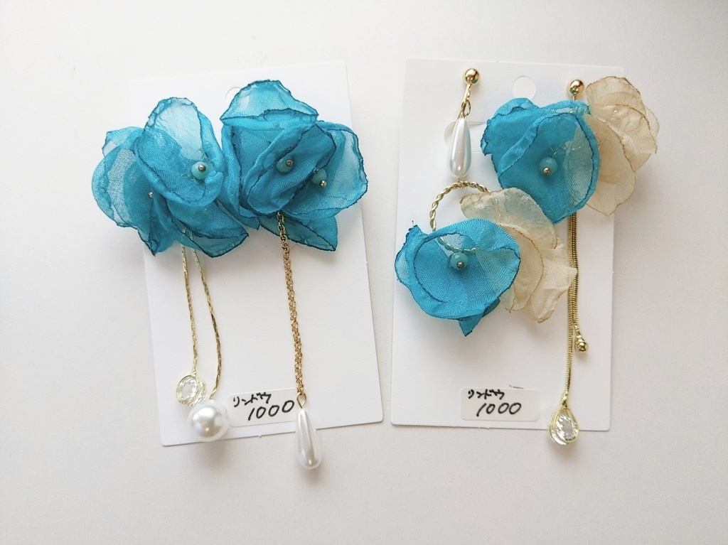 灰谷・三途お花シフォンアクセサリー