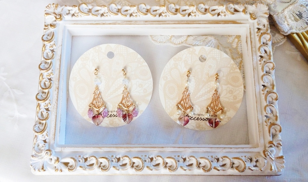 ハートビーズアクセサリー