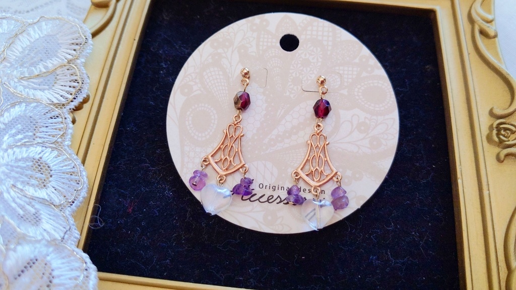 ハートビーズアクセサリー