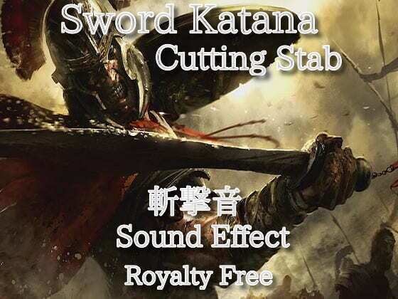 グシャ!血しぶき混じりの剣や刀の斬撃音 02 / 深く 舞う 血飛沫!