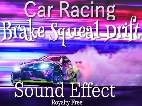 車 レース ブレーキ スキール 効果音 01