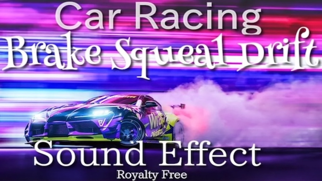 車 レース ブレーキ スキール 効果音 08 / 急ブレーキ ディスク ドラムブレーキ 路面との摩擦がリアルすぎる臨場感!