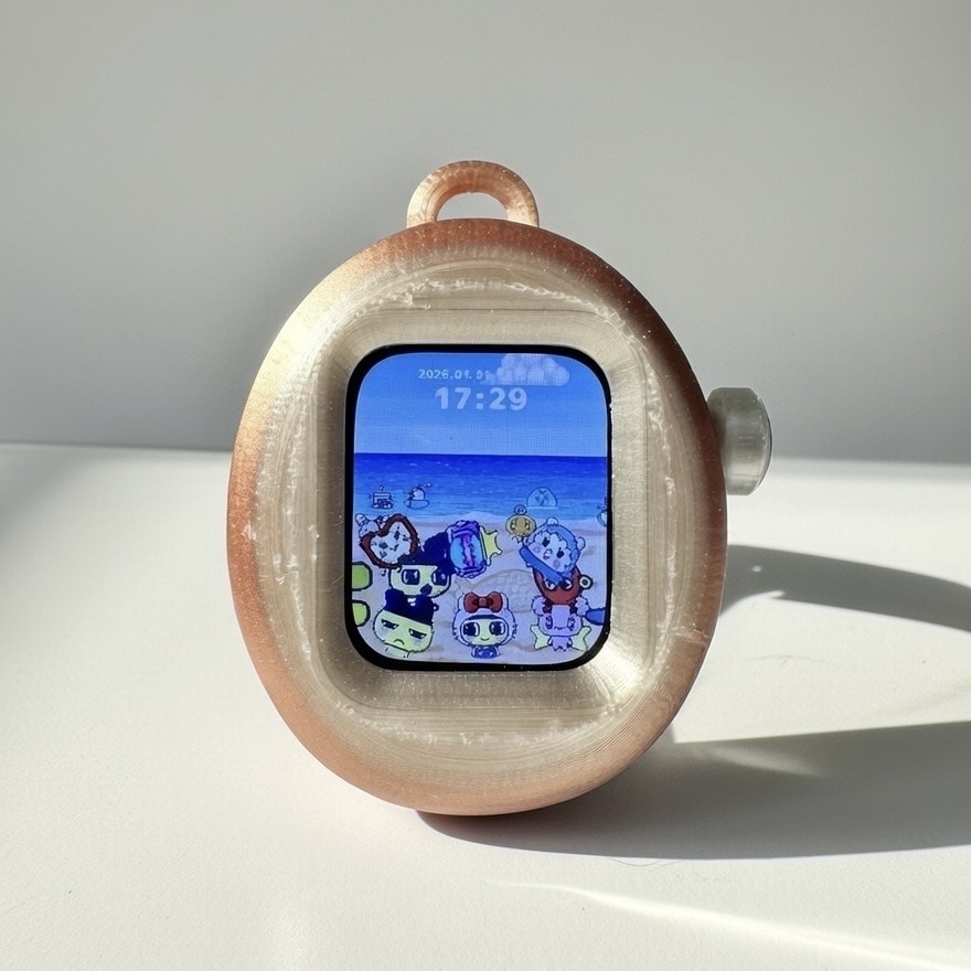 たまごっち風 AppleWatchケース 41mm対応 ハンドメイド