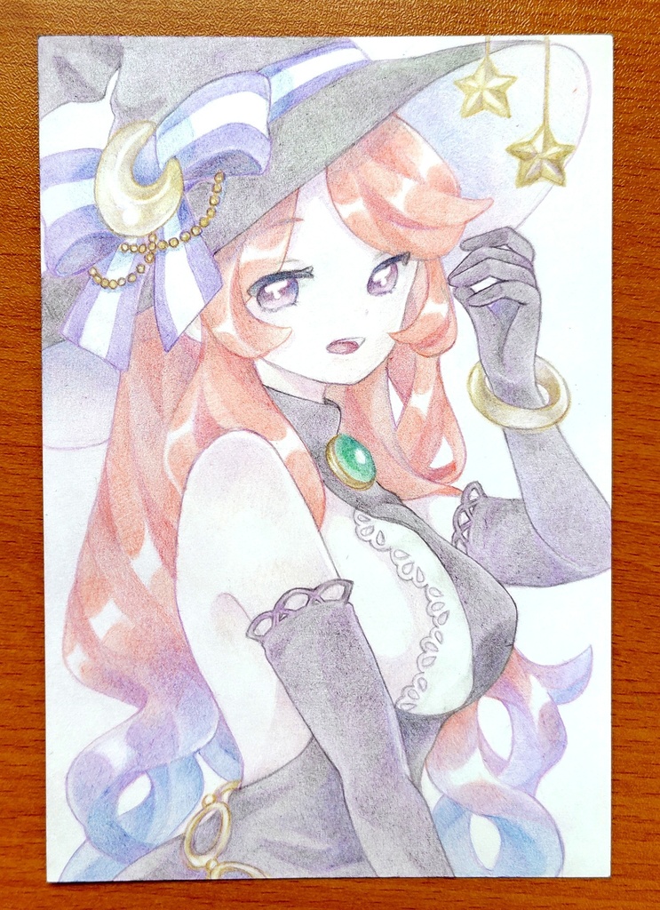 手描きイラスト「魔女さん」
