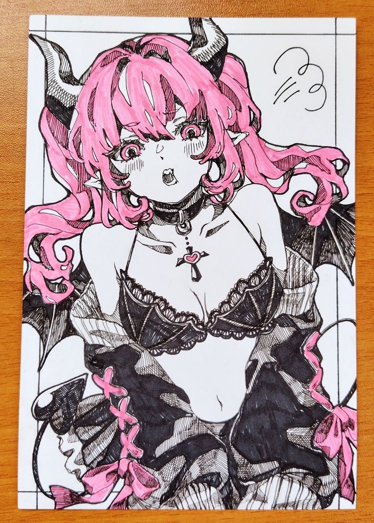 手描きイラスト「デビルちゃん」