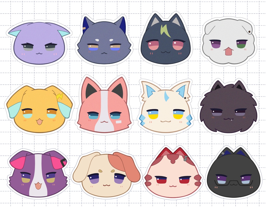 ぬぬねねステッカー