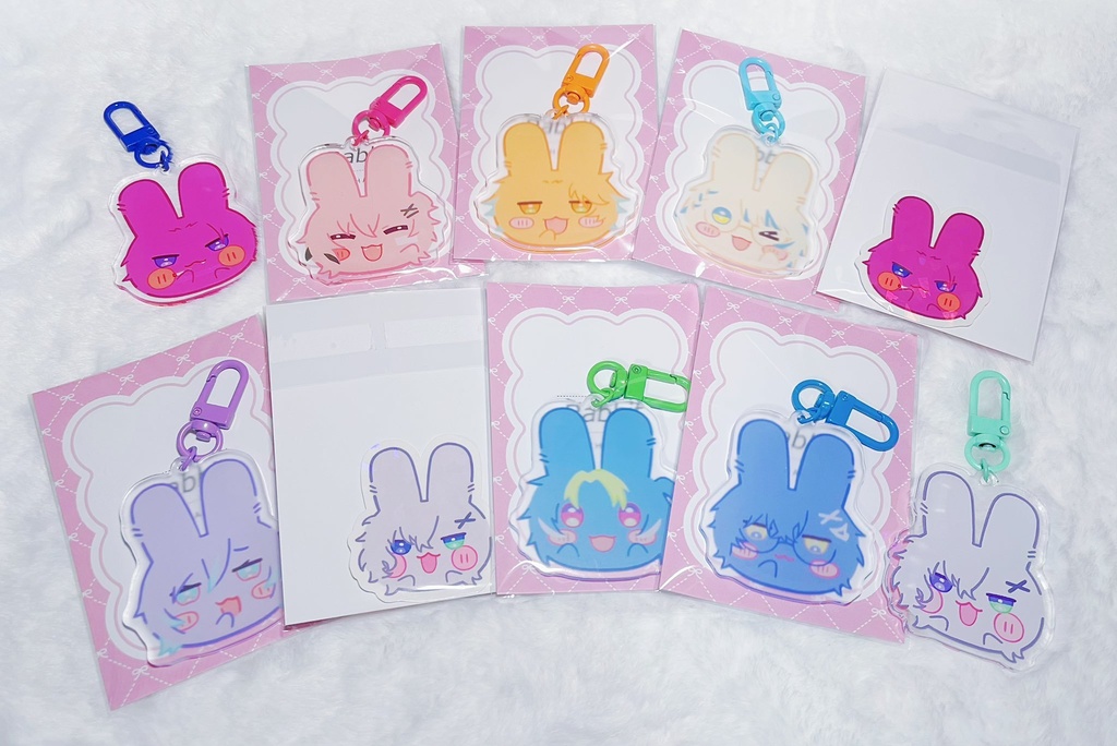 うさぎ アクキーステッカーセット