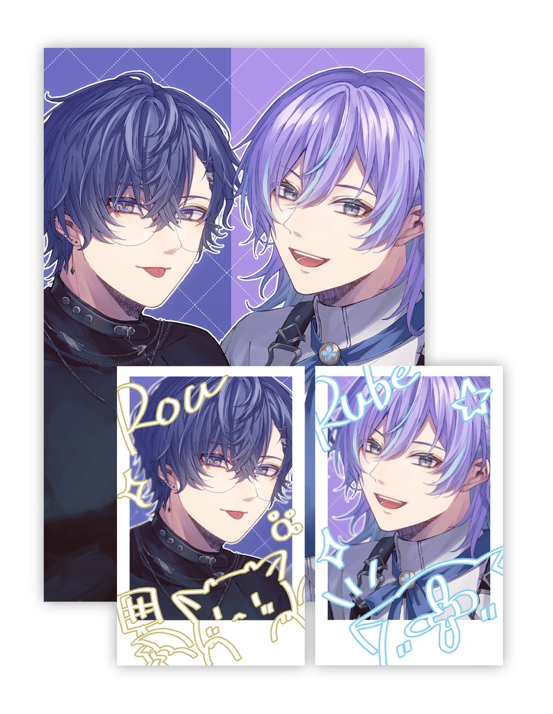 ポスカ＆チェキ風カードセット