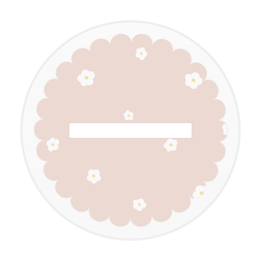 ちびりあアクリルスタンド うさぬい口開けver.