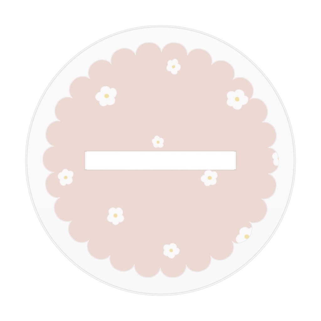 ちびりあアクリルスタンド うさぬい口閉じver.