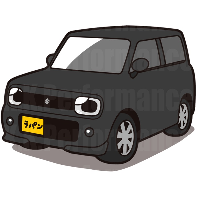 HE22S ラパン オリジナルステッカー ver.2