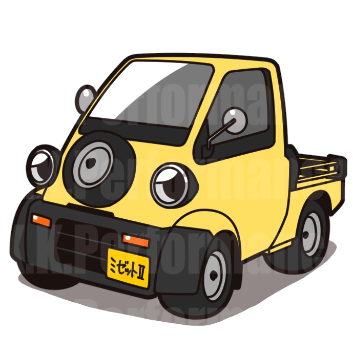 ミゼットⅡ オリジナルステッカー ver.1