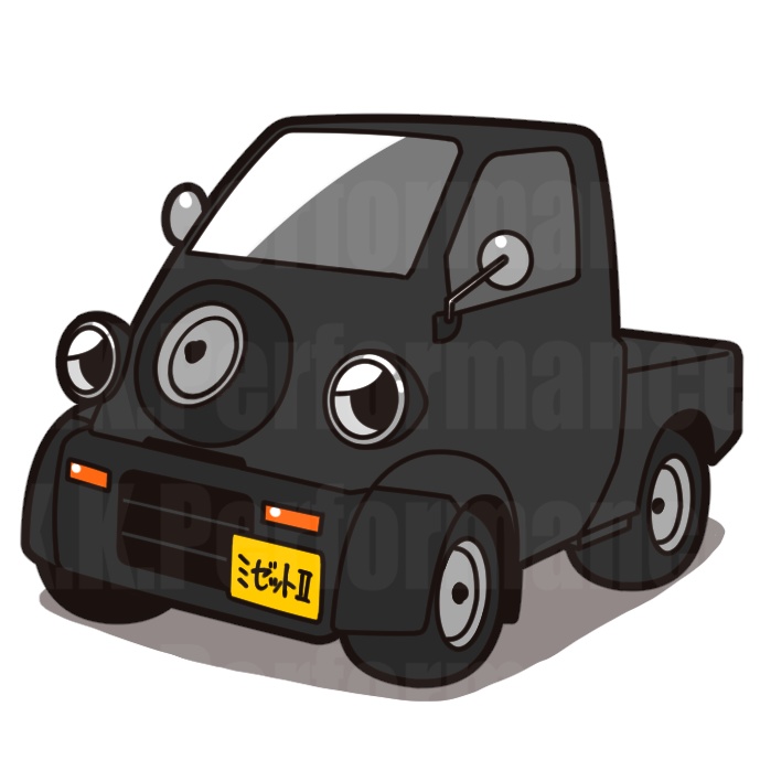 ミゼットⅡ オリジナルステッカー ver.2